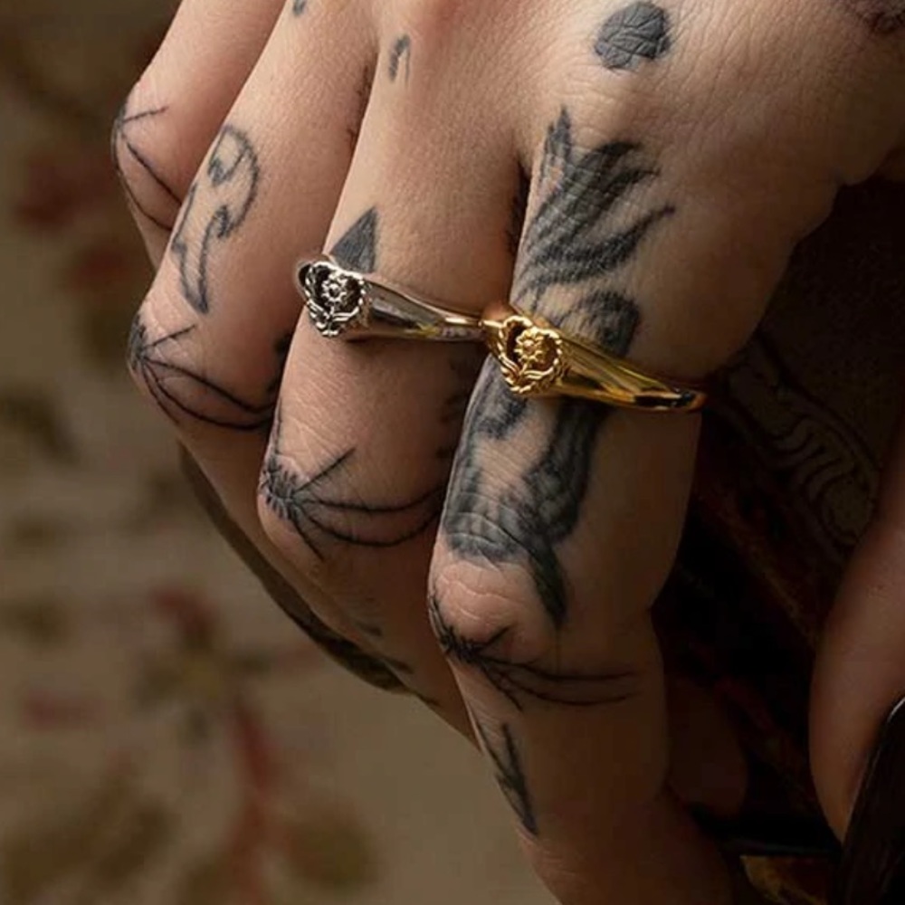 REGALROSE Sunflower Heart Ring